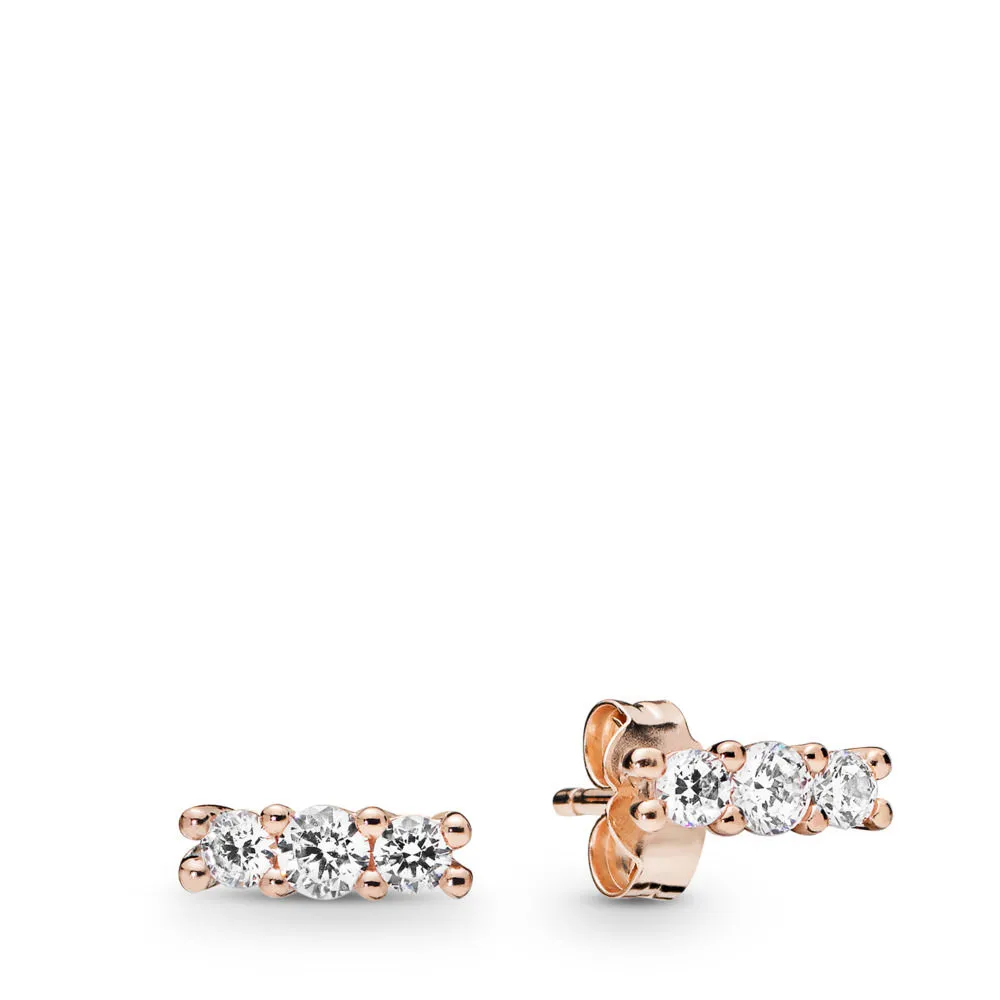 Sparkling Elegance Earrings, Pandora Rose™ - 280725CZ