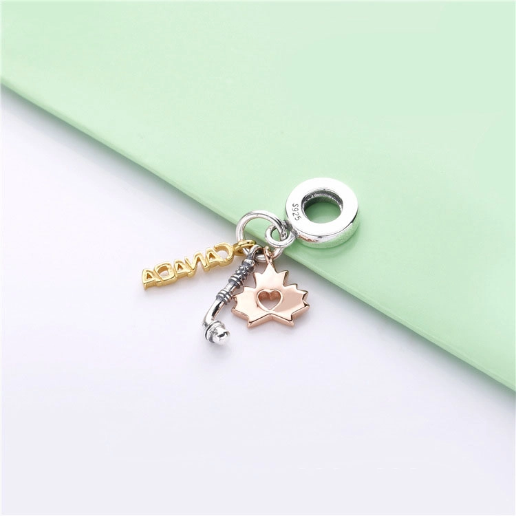 (image for) Canada Dangle Charm, Pandora Rose™ - 798028 - View 2