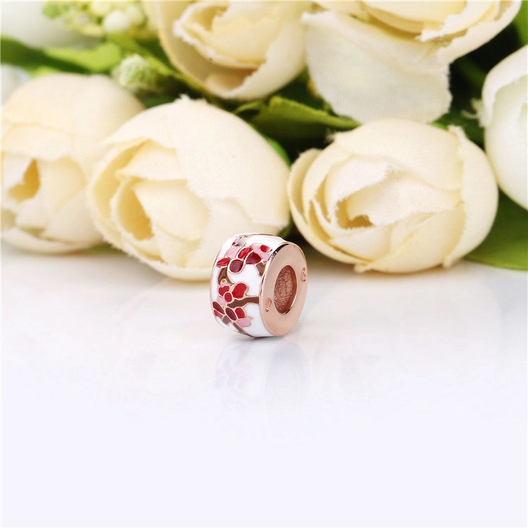 (image for) PANDORA Peach Blossom Flower Spacer - 788111ENMX - View 3