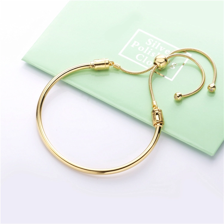 (image for) Sliding Bangle Bracelet, Pandora Shine™ - 567953CZ - View 2