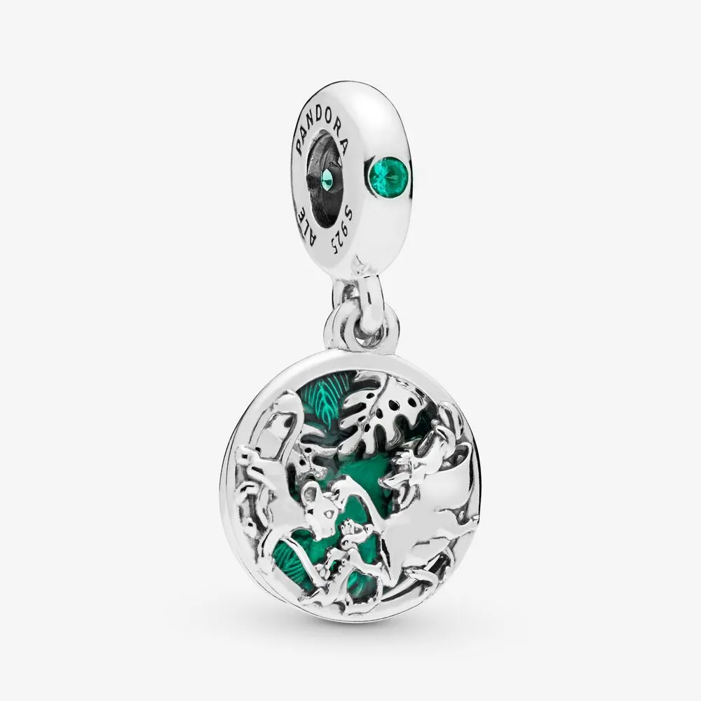 PANDORA Disney Lion King Simba Pumbaa Timon Dangle Charm - 798043NRG