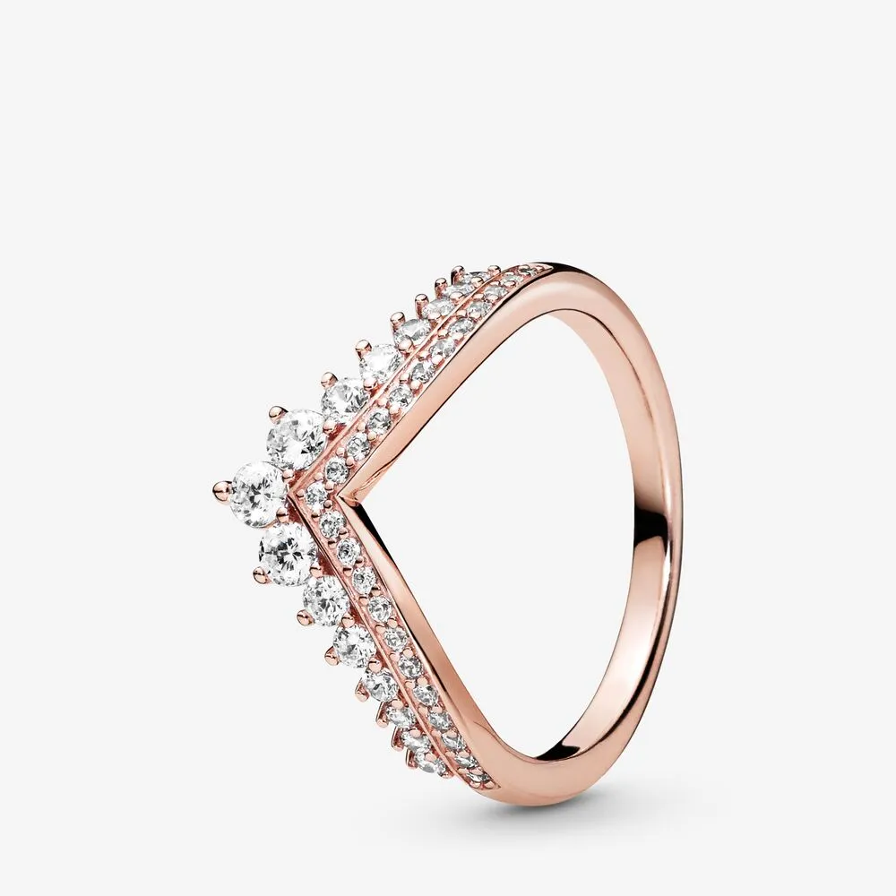 pandora princess wishbone ring 187736cz