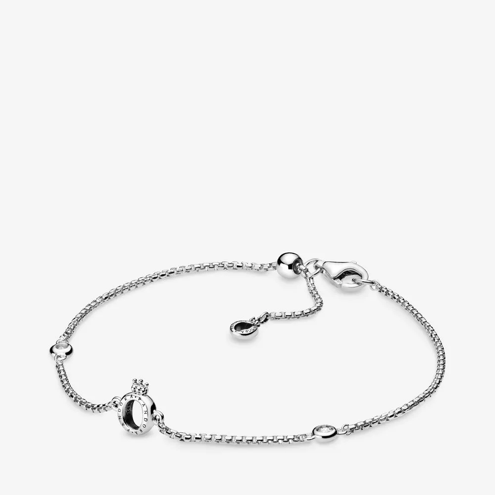 PANDORA Sparkling Crown O Chain Bracelet - 598276CZ