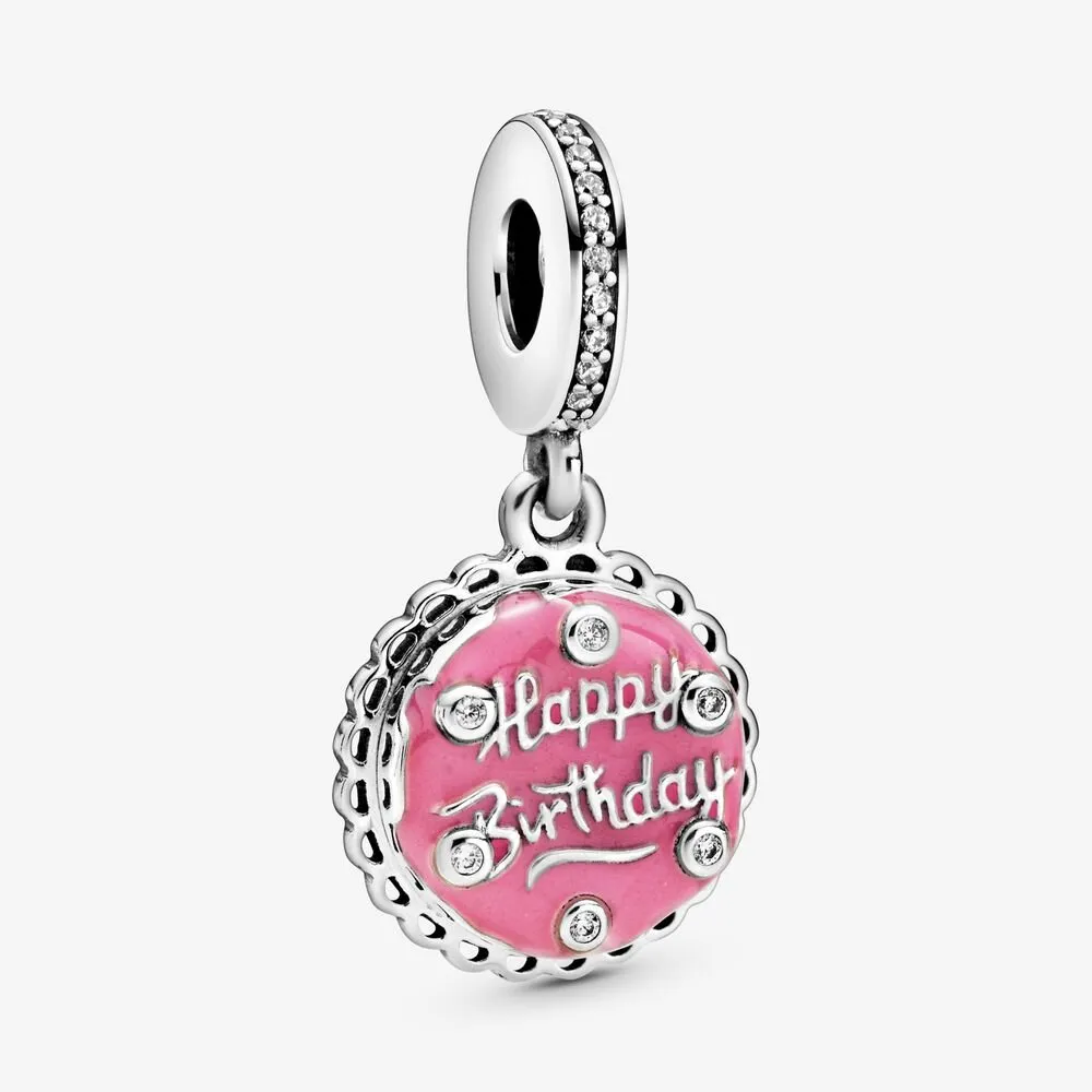 pandora pink birthday cake dangle charm 798888c01
