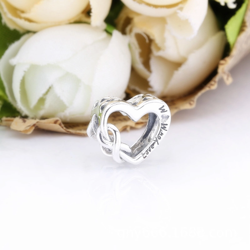 (image for) PANDORA Love You Mum Infinity Heart Charm - 798825C00 - View 3