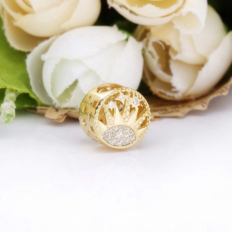 (image for) PANDORA Shine Sun Openwork Charm - 768778C01 - View 4