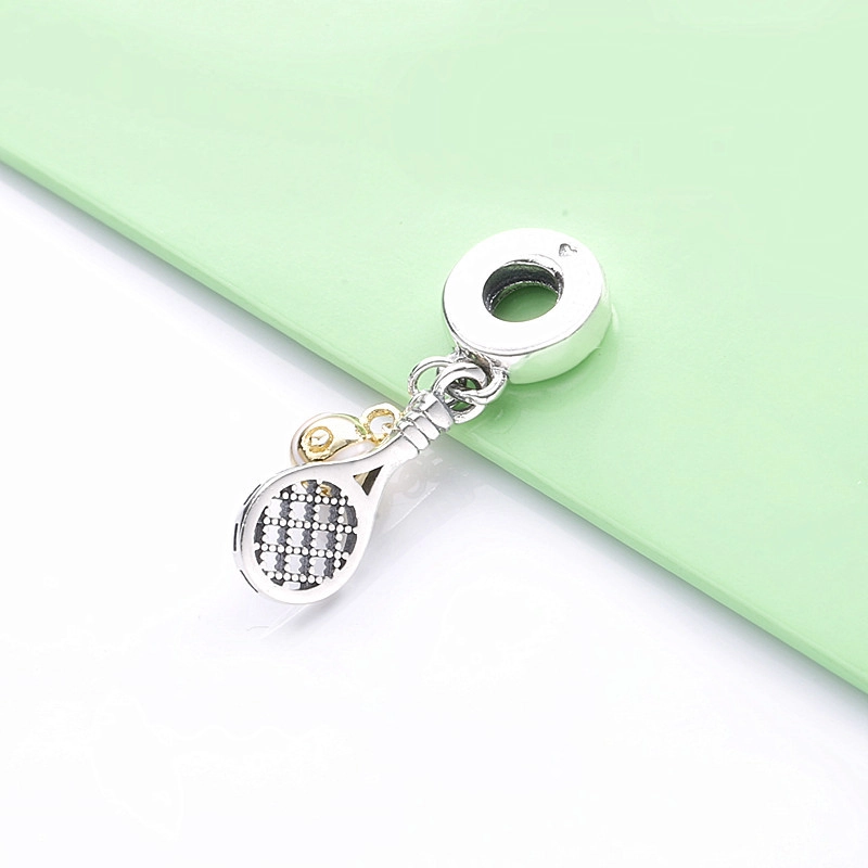 (image for) PANDORA Tennis Racket & Ball Dangle Charm - 769026C01 - View 2