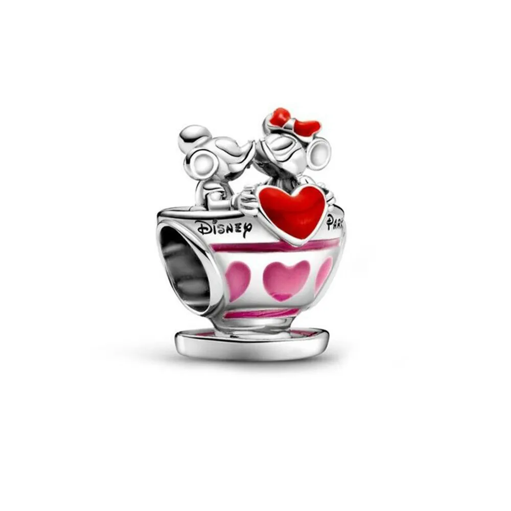 Pandora Disney Parks Mickey and Minnie Teacups Charm - 799265C01