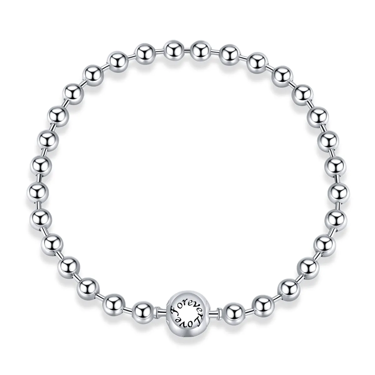pandora style silver ball bracelet scb208