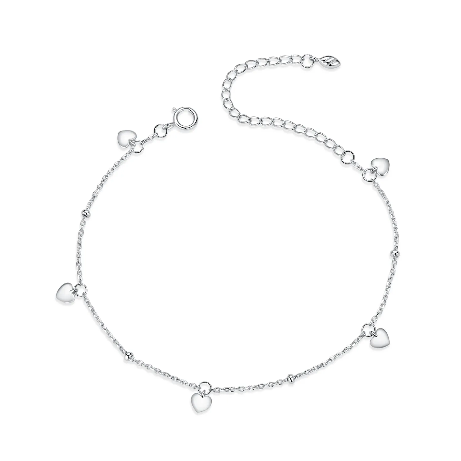 Pandora Style Silver Loving Heart bracelet - SCB191