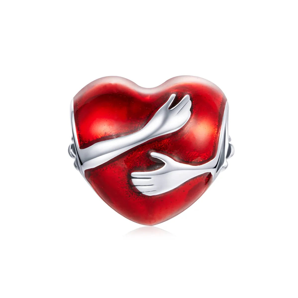 Pandora Style Silver Love Hugs Charm - SCC1847