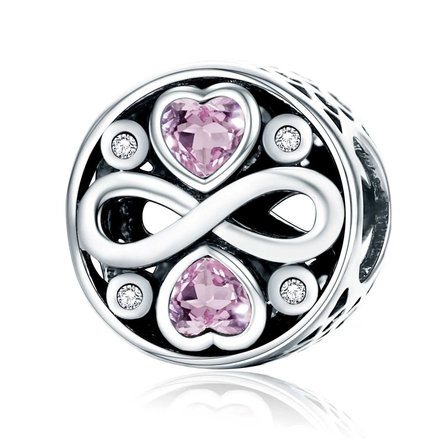 pandora style silver love lasts charm scc240