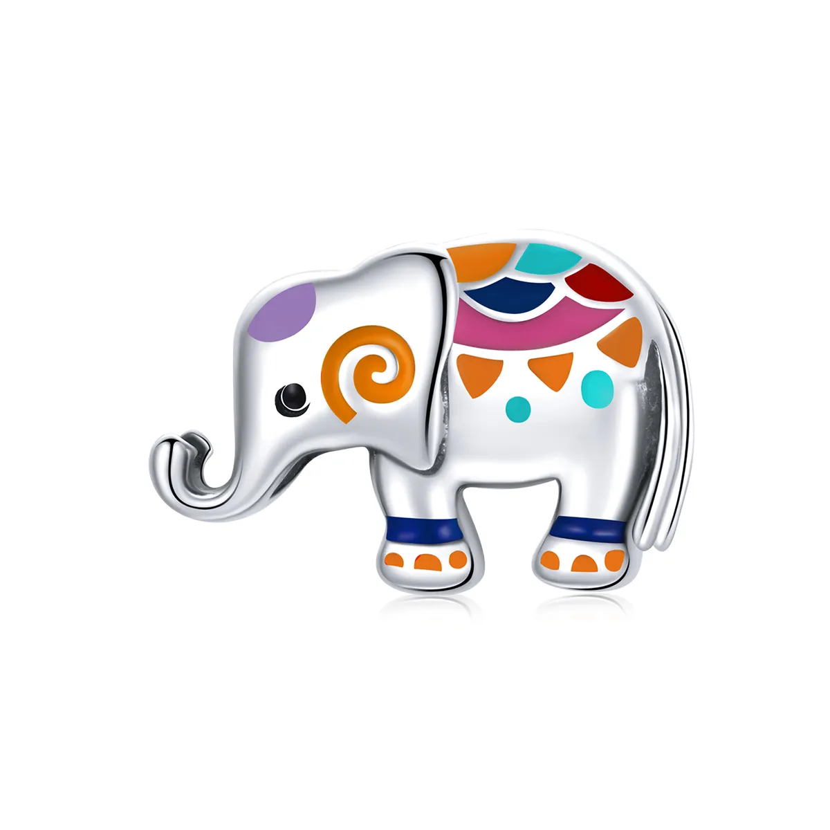 Pandora Style Silver Lucky Elephant Charm - SCC1790