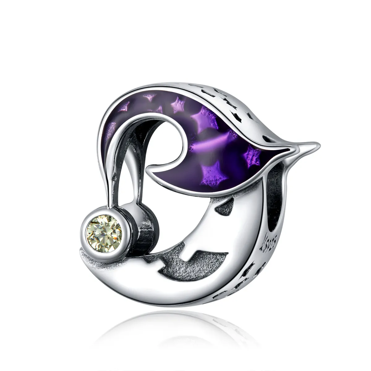 pandora style silver starry charm scc1618