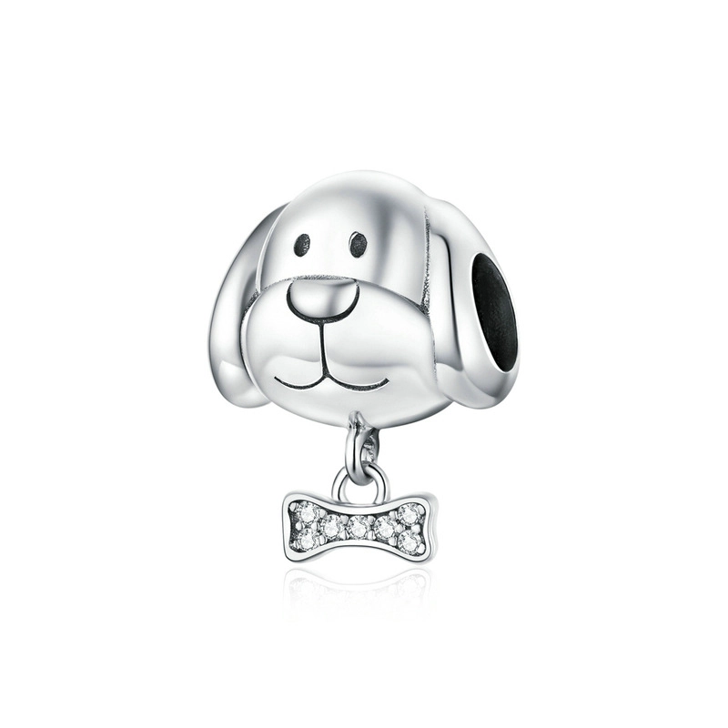 (image for) Pandora Style Silver Beagle Charm - BSC244 - Product Image