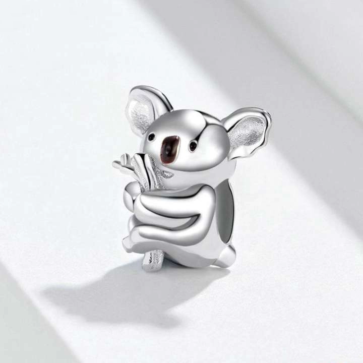 (image for) Pandora Style Silver Koala Bear Charm - BSC093 - View 2