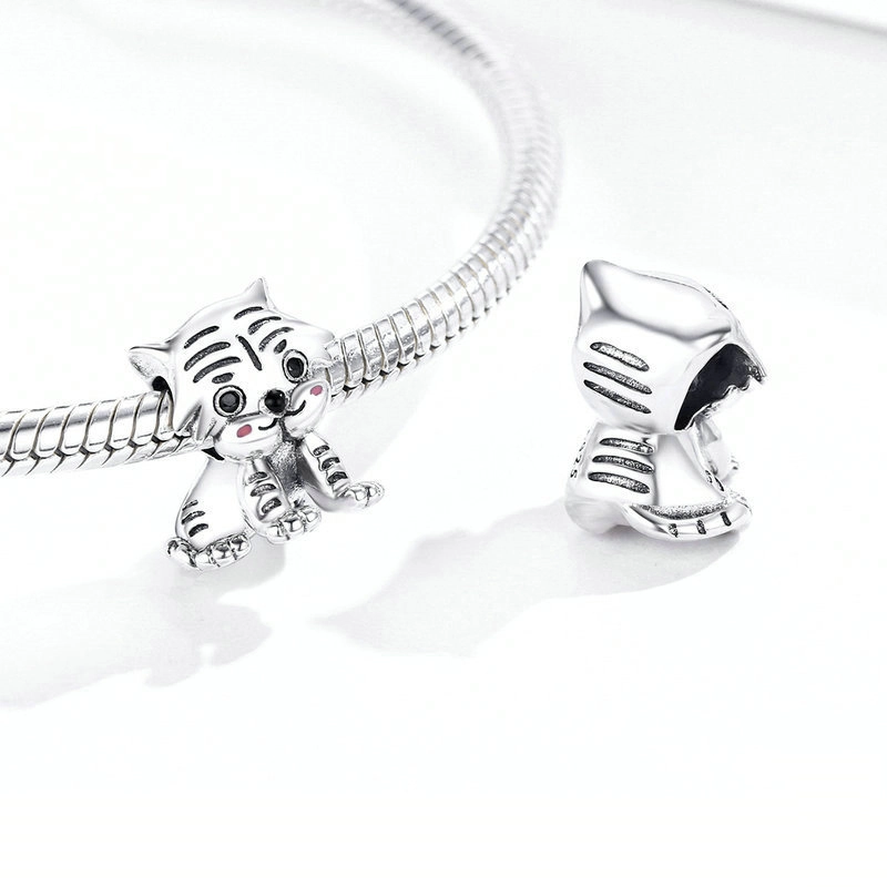 (image for) Pandora Style Silver Tigger Charm - SCC1573 - View 2