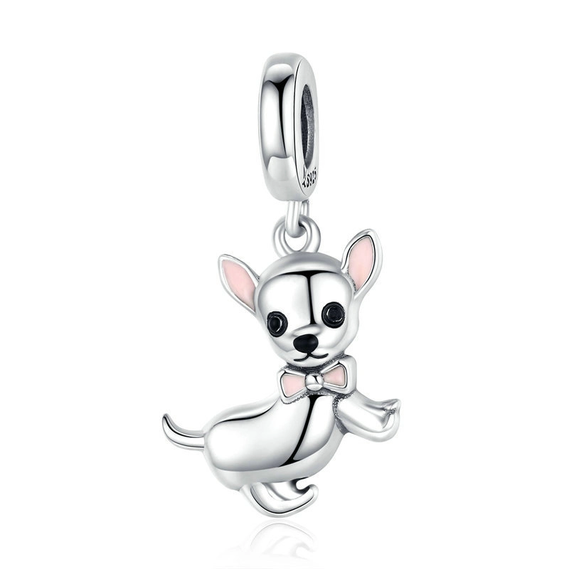 (image for) Pandora Style Silver Chihuahua Dangle - SCC1317 - Product Image