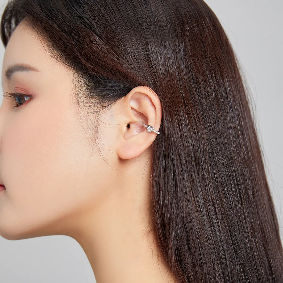 Pandora Style Silver Single Ear Ear clip - SCE1023