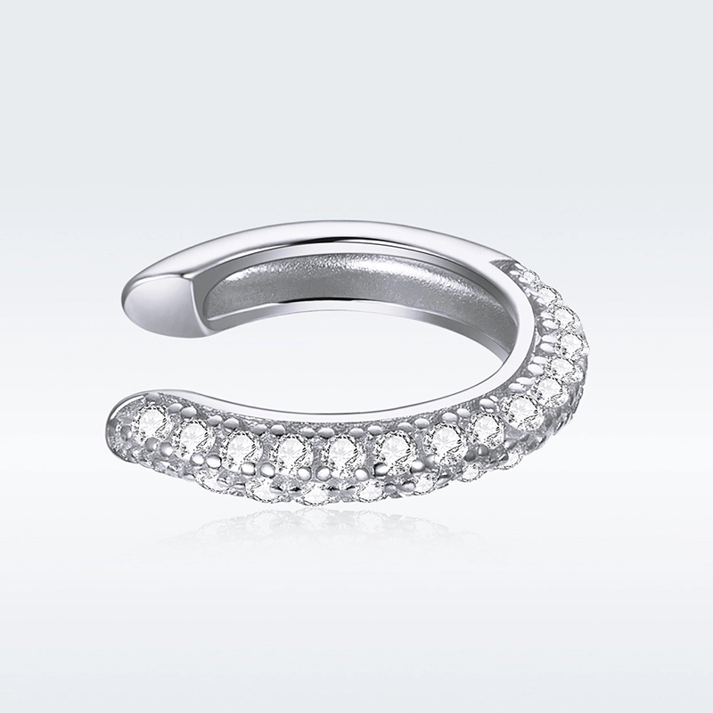 (image for) Pandora Style Silver Simple Ear clip - SCE996-A - Product Image