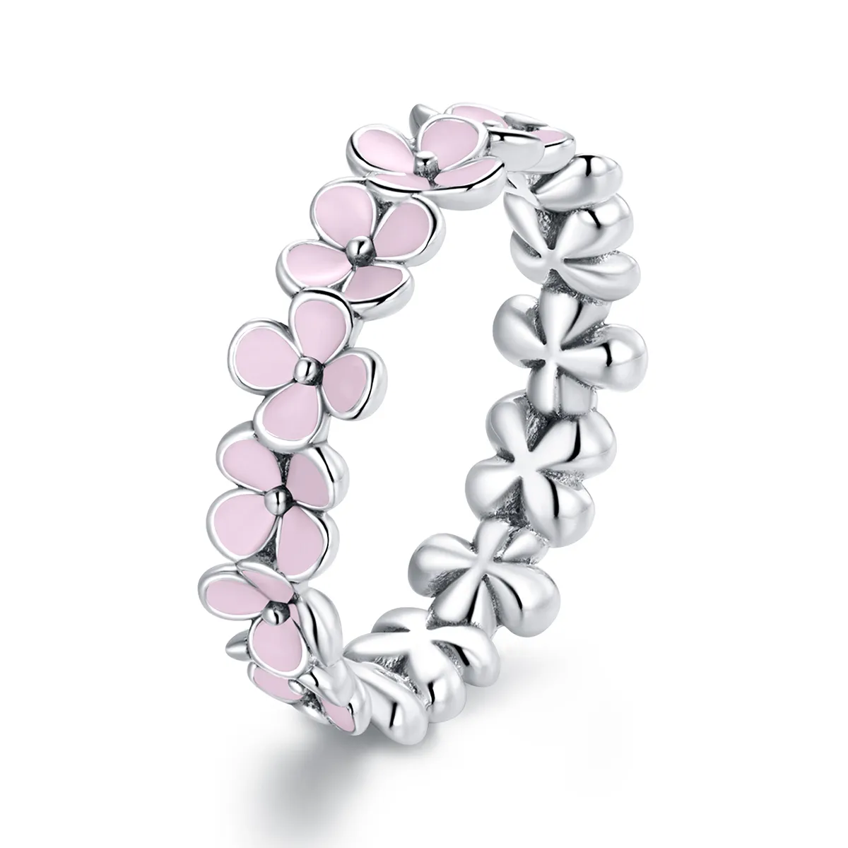Pandora Style Silver Wreath Ring - SCR681