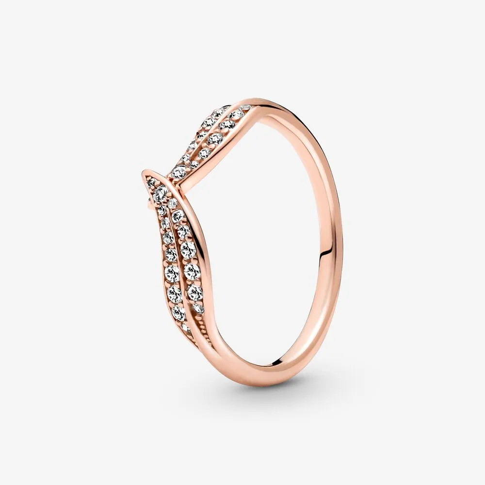 pandora sparkling leaves ring 189533c01