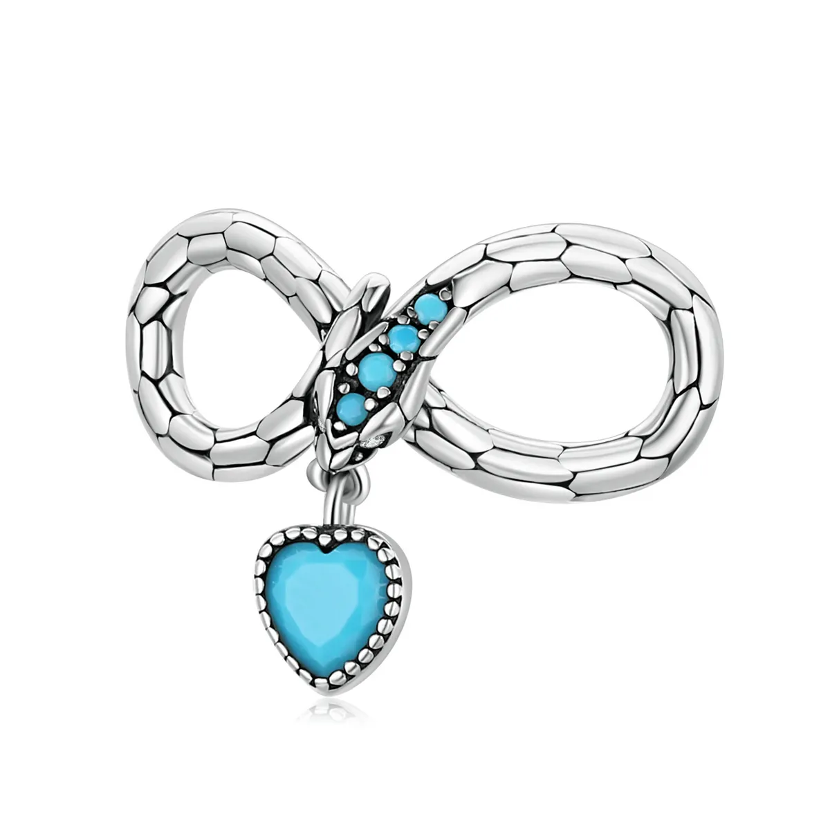 Pandora Style Spirit Snake Infinite Love Charm - SCC2004