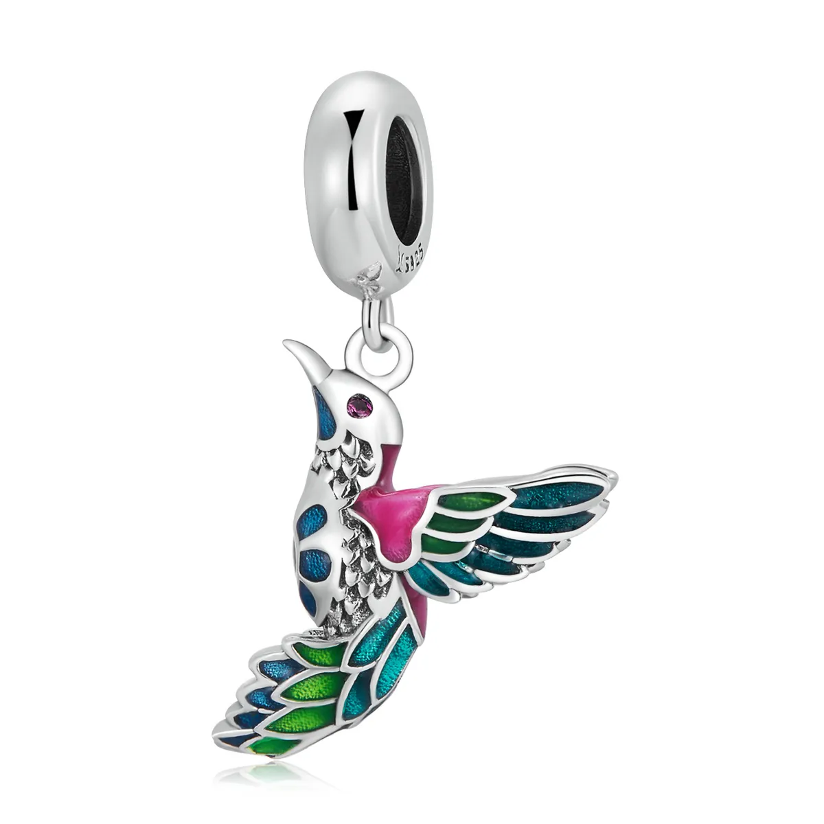 Pandora Style Kingfisher Dangle - SCC2126