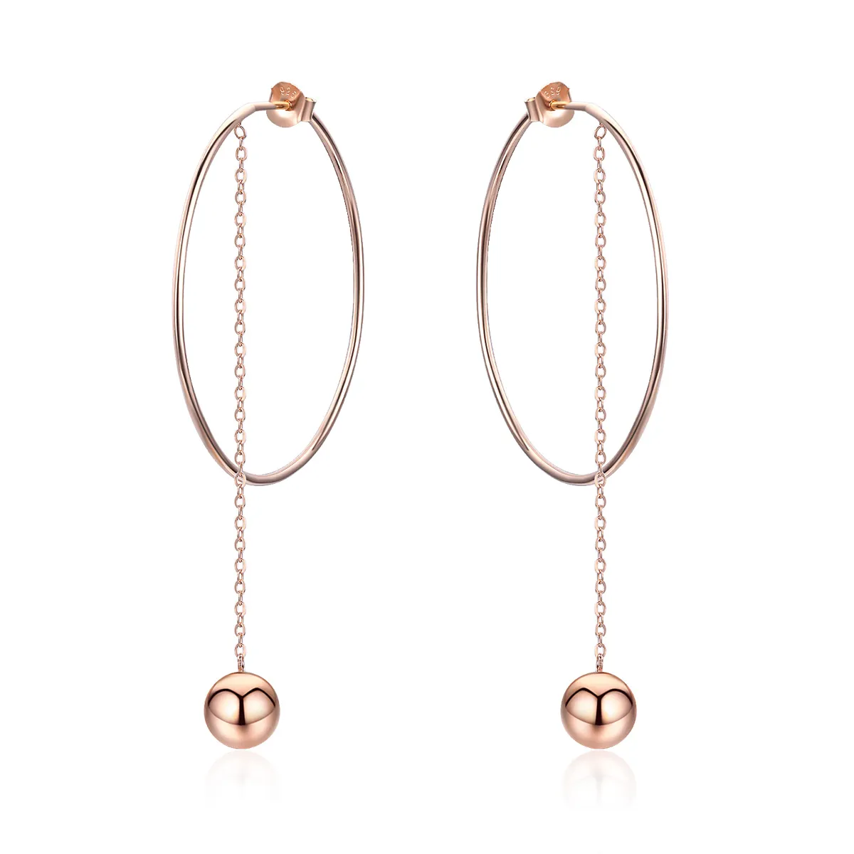Pandora Style Pokeball Hanging Earrings - SCE569