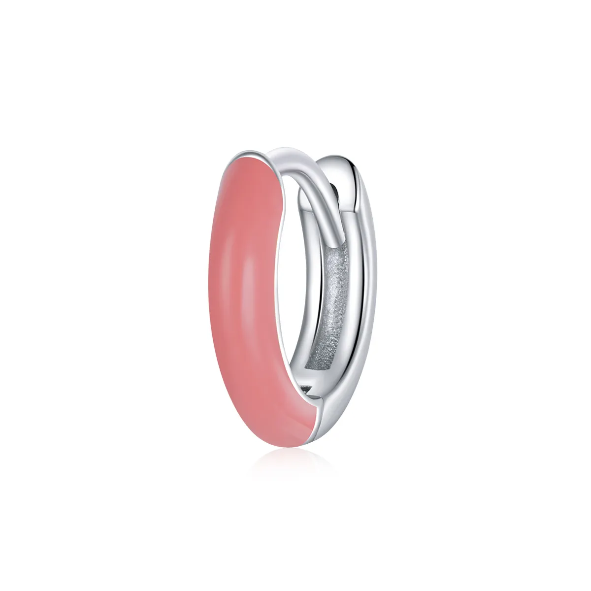 pandora style little pink hoop earrings bse488pk