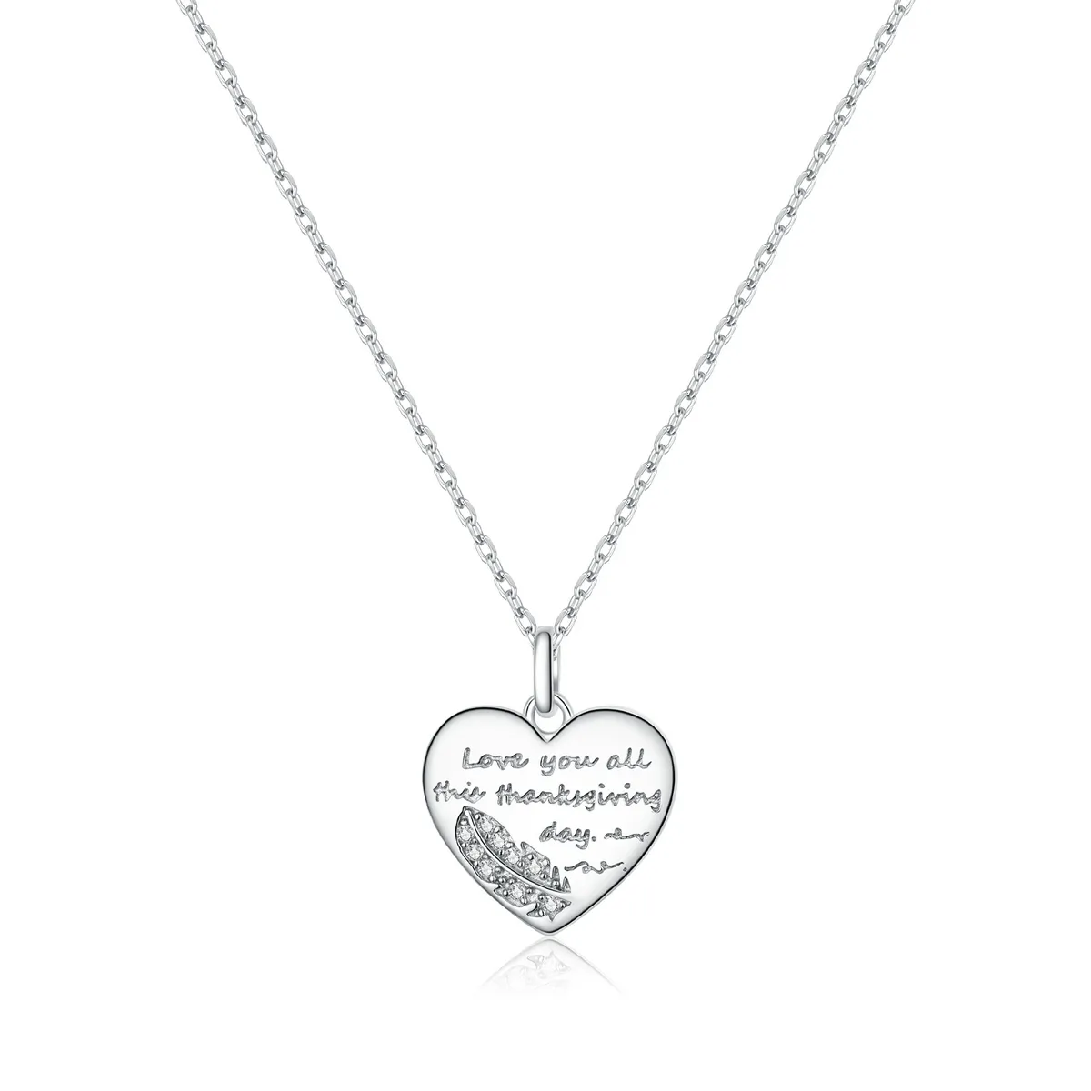 pandora style thanksgiving day necklace bsn196