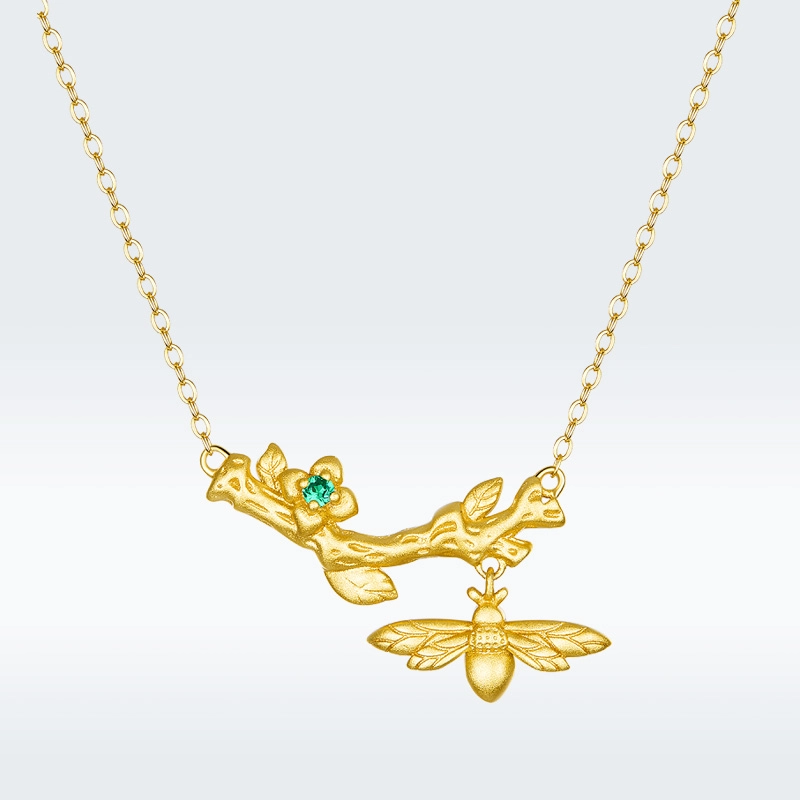 (image for) Pandora Style Summer Flowers Necklace - BSN103 - View 2