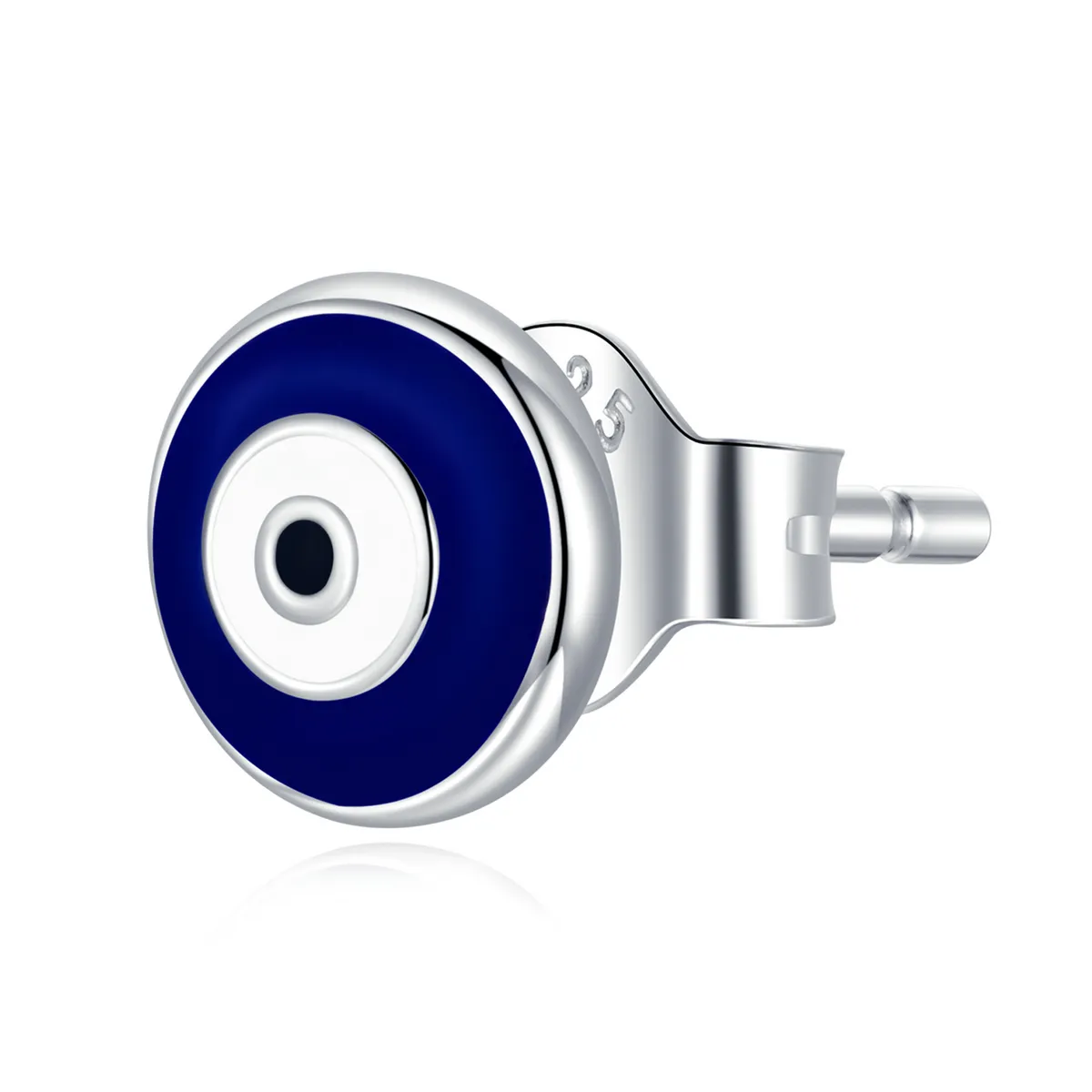 Pandora Style Guardian Eye Stud Earrings - SCE1207-BU