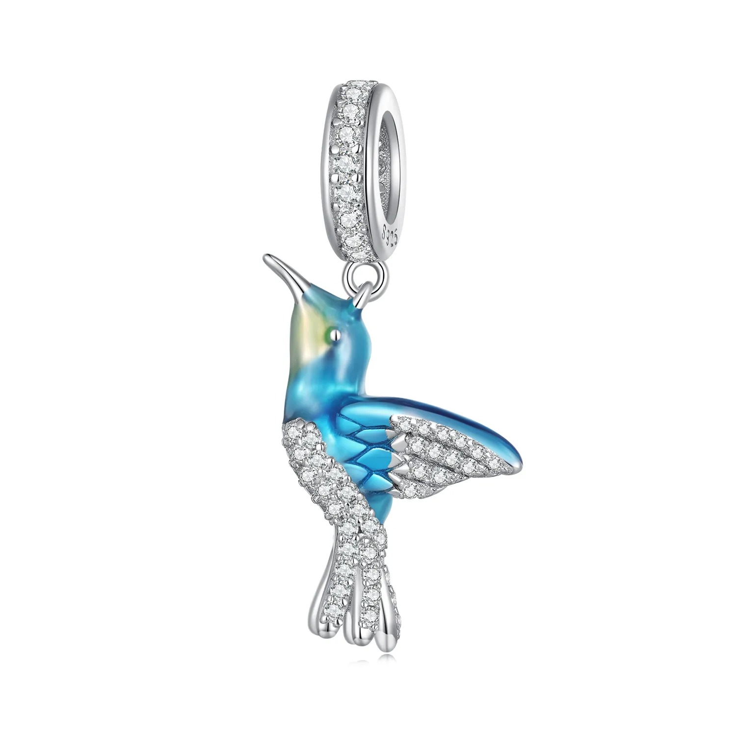 pandora style delicate kingfisher pendant charm bsc858
