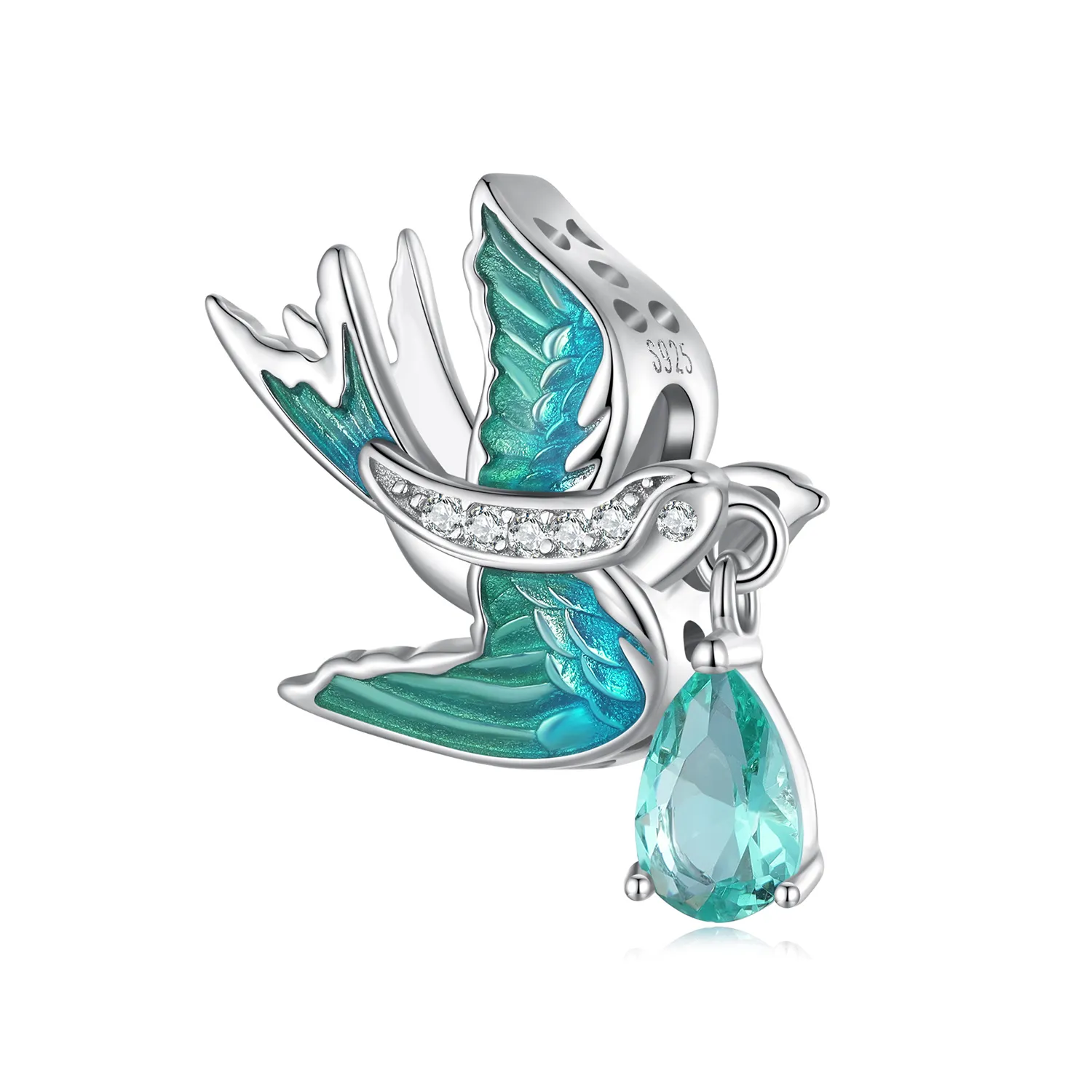 pandora style swallow charm bsc865