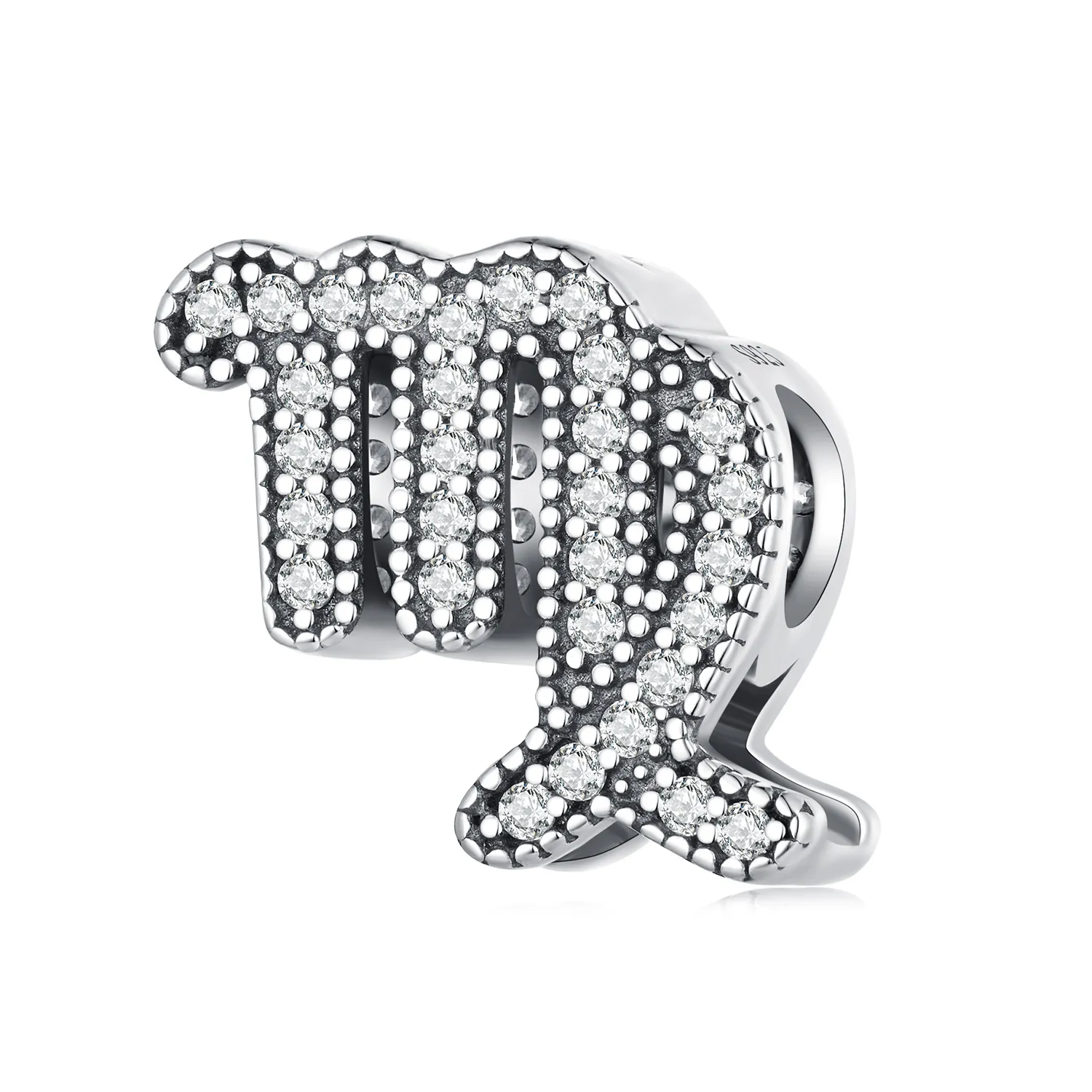pandora style virgo lucky zodiac charm scc25166