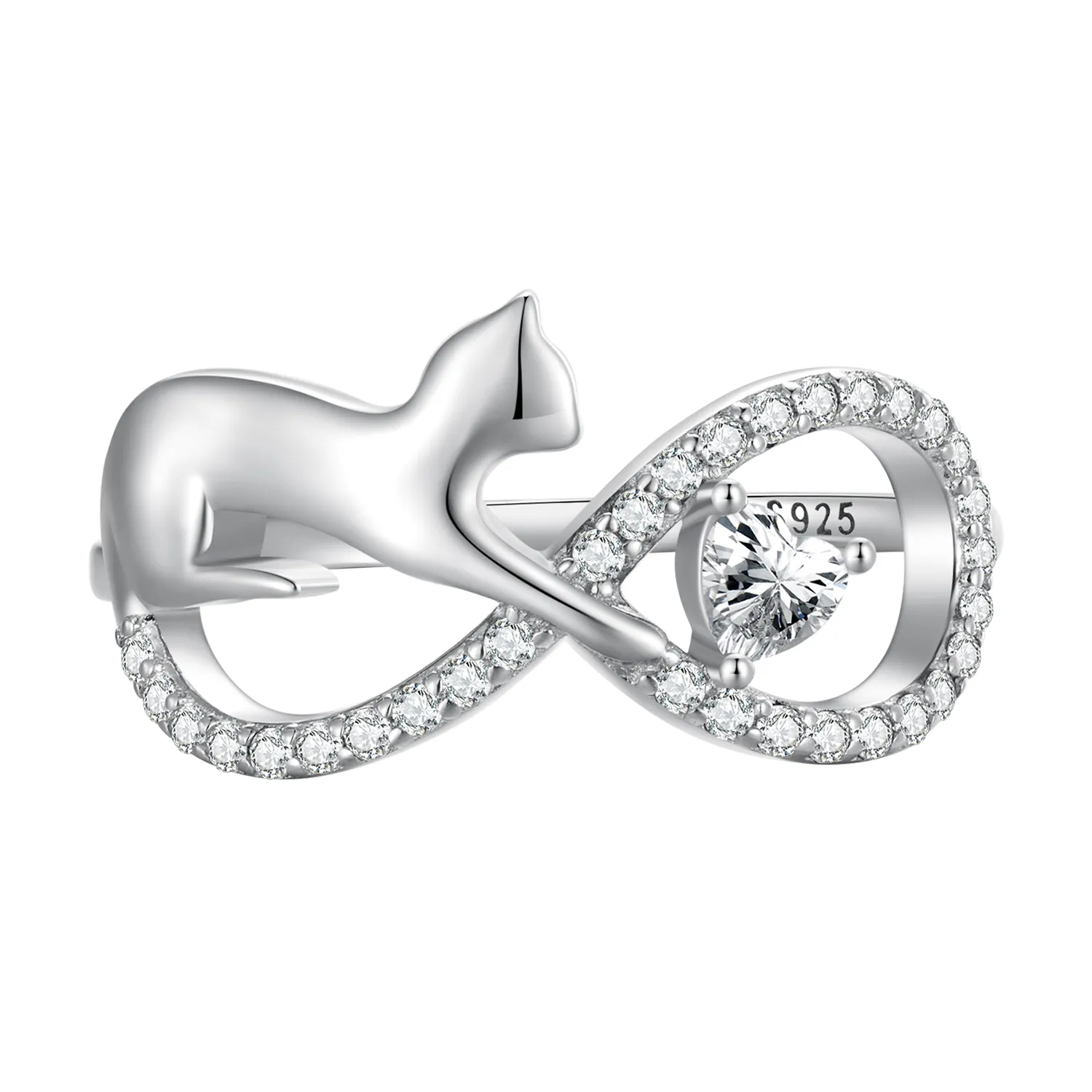 pandora style infinity knot ring scr918
