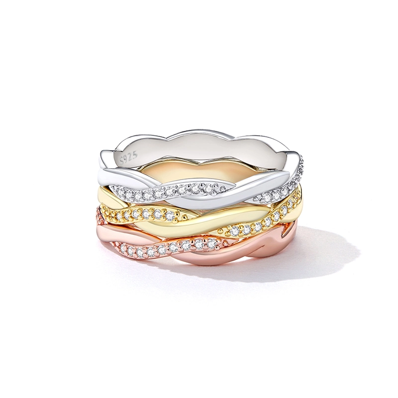 (image for) Pandora Style Stackable Rings - BSR248 - Product Image