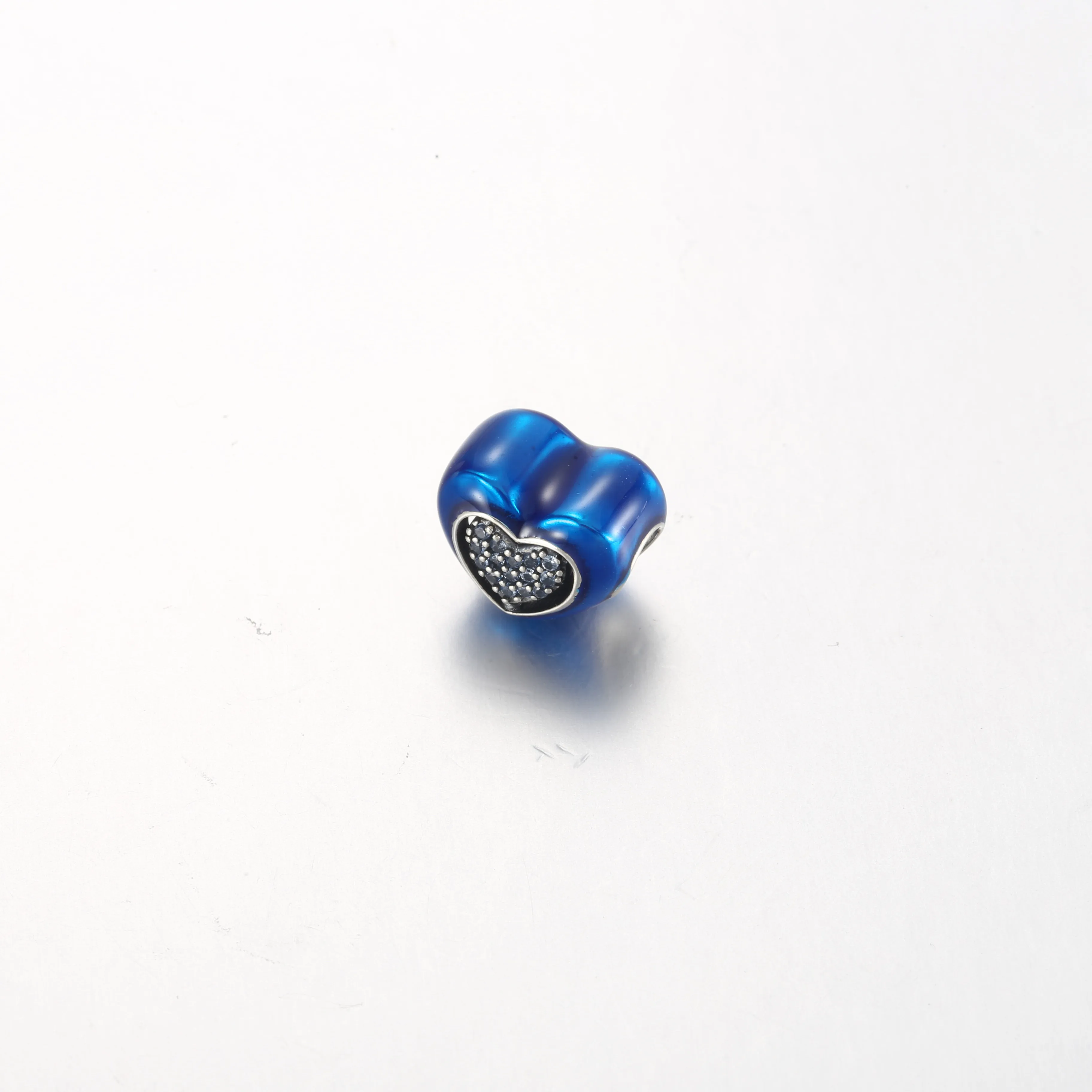 Pandora Blue Spinnable Heart Charm - 792750C01