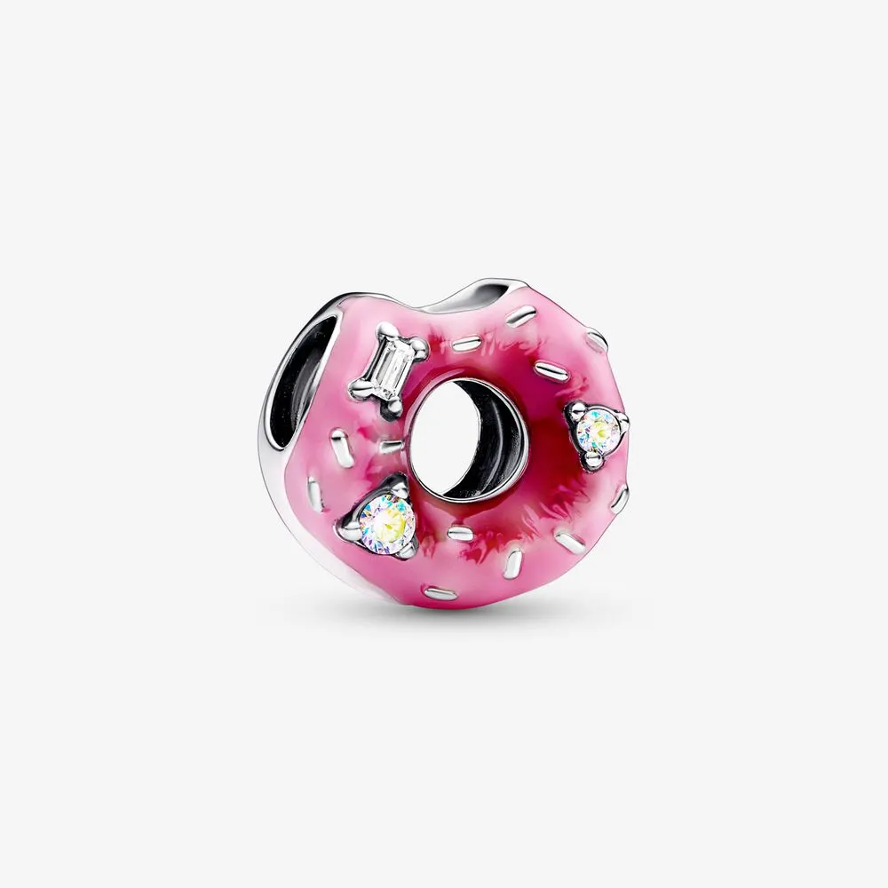 pandora donut sterling silver charm 792596c01