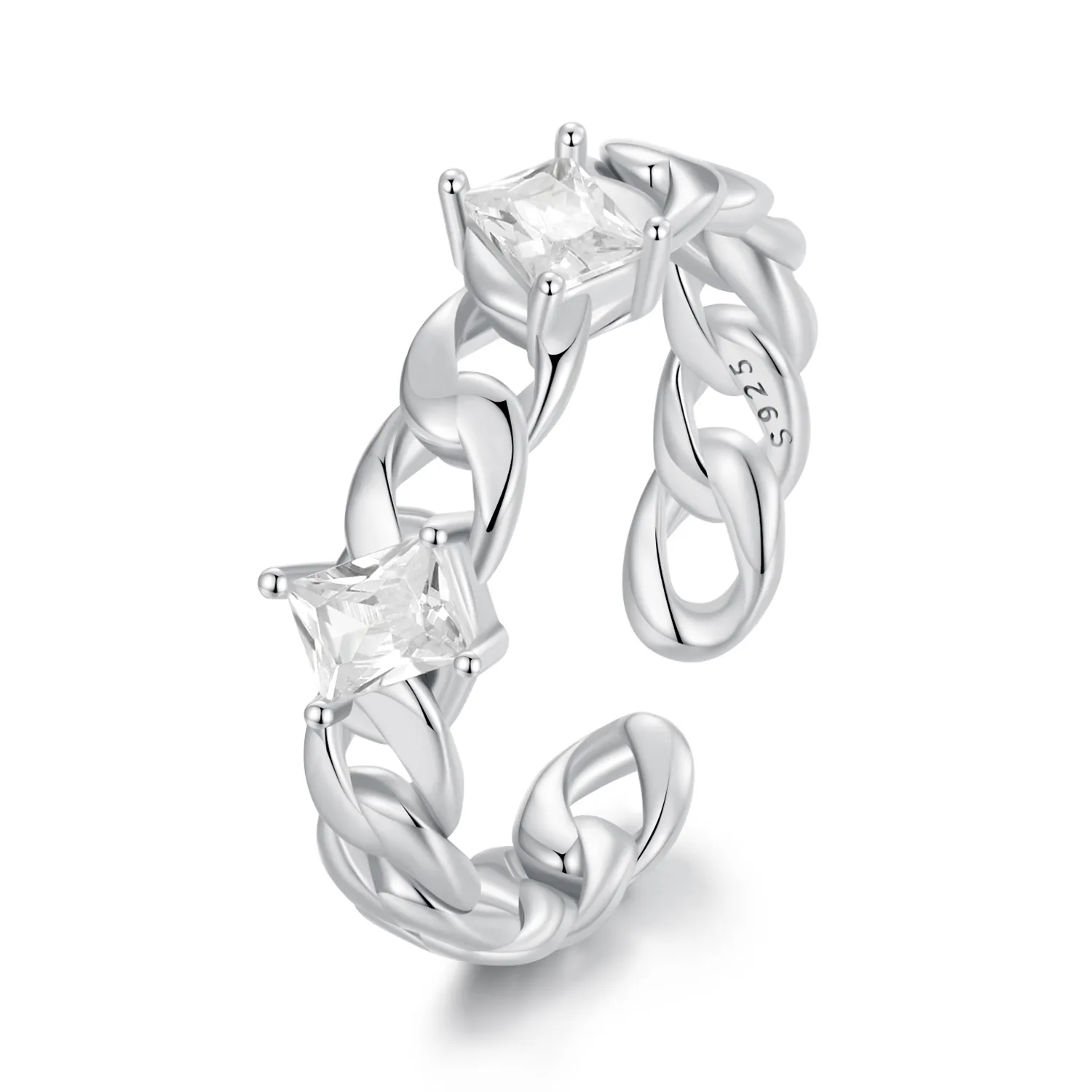 pandora style chain open ring scr977 e