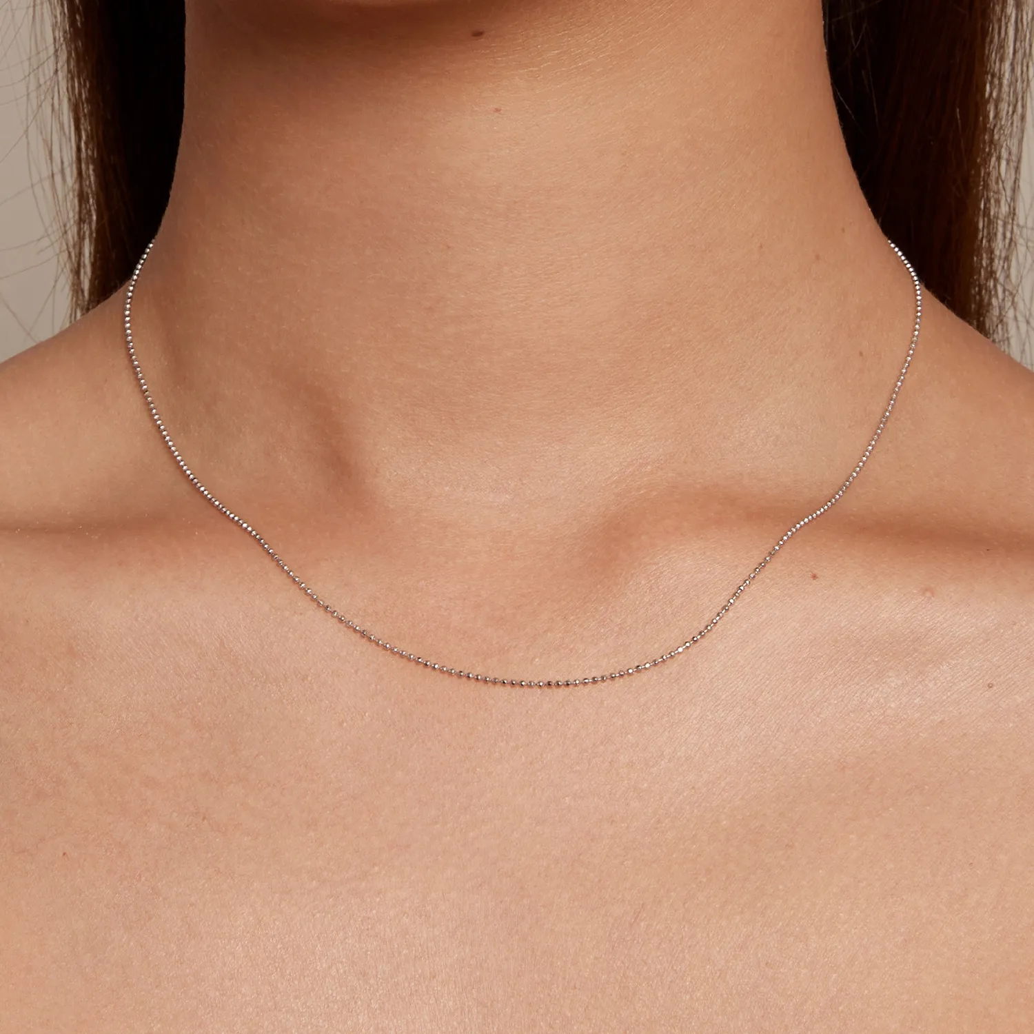 Pandora Style Flash Bead Chain Basic Necklace - SCA027