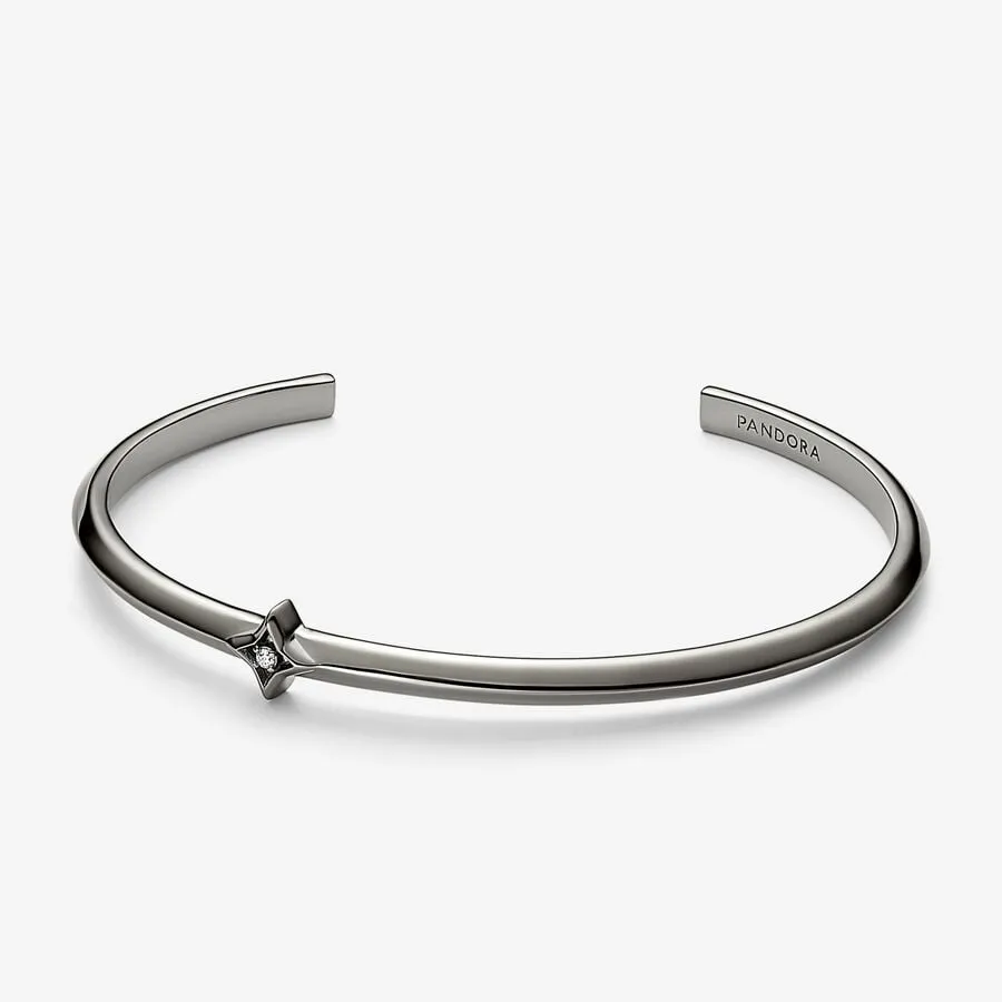 pandora sparkling star open bangle 542767c01