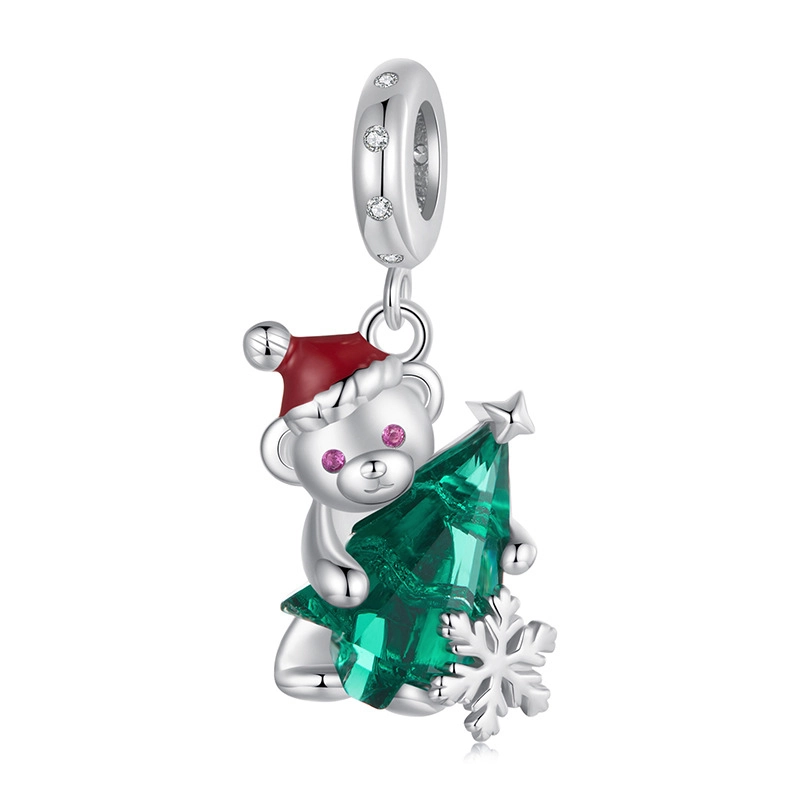 (image for) PANDORA Style Christmas Bear Pendant - BSC1065 - Product Image
