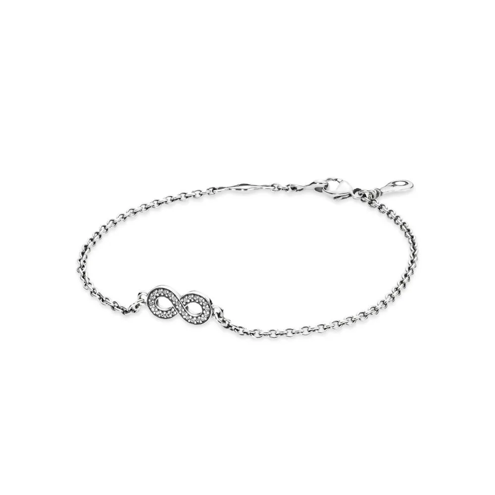 PANDORA Symbol of Infinity Bracelet, Clear CZ - 590509CZ
