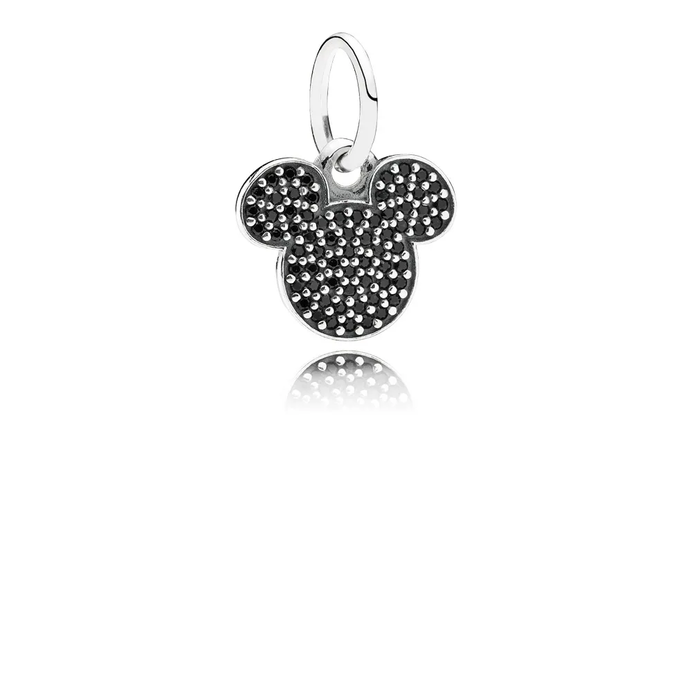 disney sparkling mickey icon dangle charm pandora