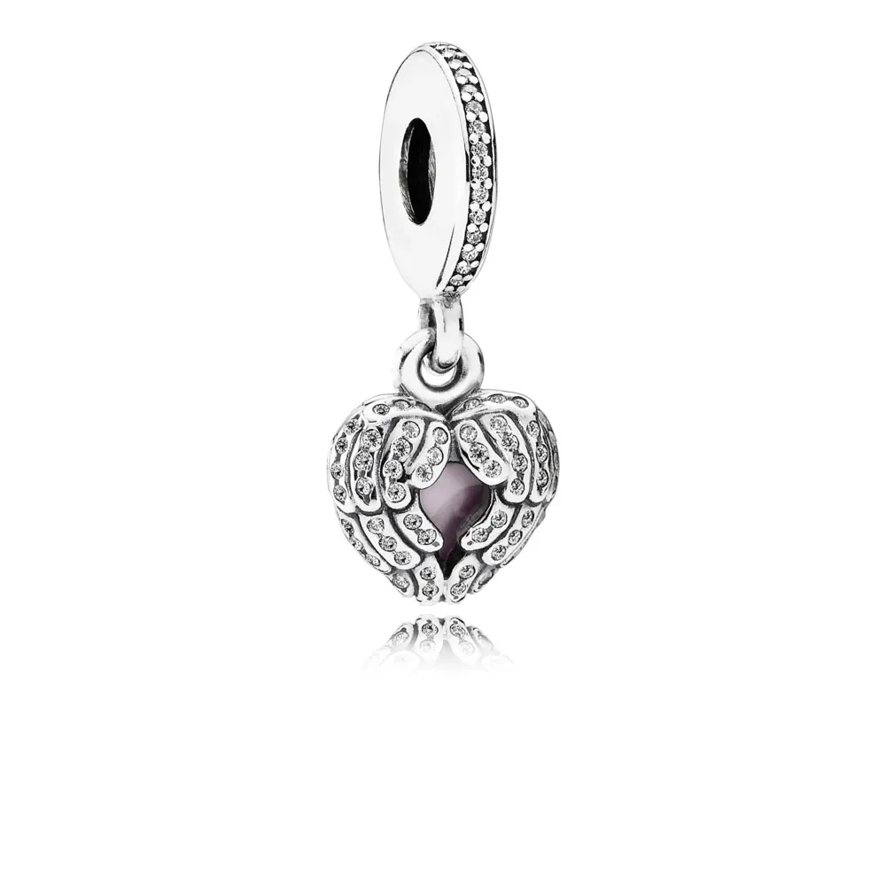 PANDORA Angel Wings Pendant Charm - 791737CZ