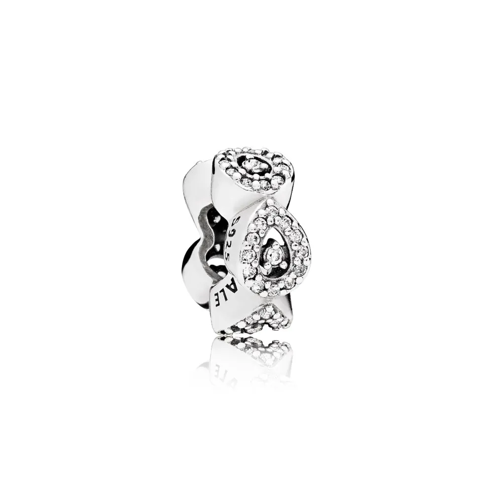 pandora cascading glamour clear cz spacer 796270cz