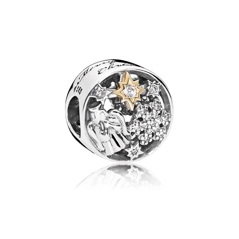 pandora celestial wonders charm clear cz 796363cz