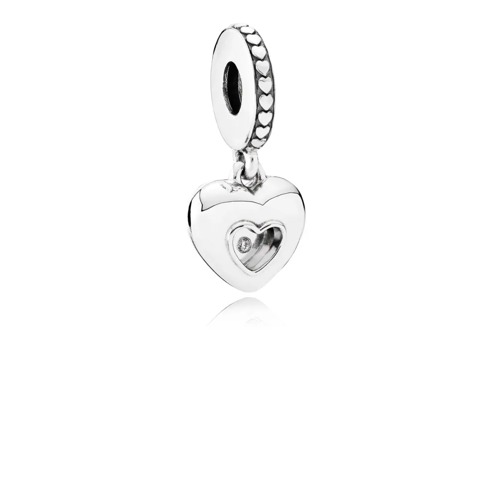 pandora club charm 2017 001ct tw hvs diamond 792092d dangle